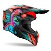 KASK MOTOCYKLOWY AIROH WRAAAP CYBER ORANGE GLOSS L